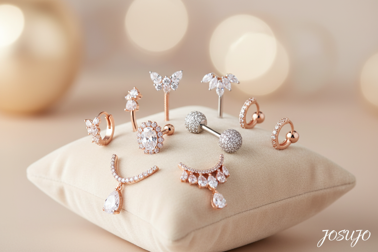 Piercings collectie foto in josujo stijl