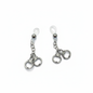 Handboeien tepelhangers met zilver design - josujo body jewelry