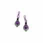 Purple Teardrop tepelhangers detail - josujo