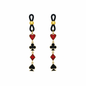 Casino cards tepelhangers met speelkaarten design - josujo body jewelry