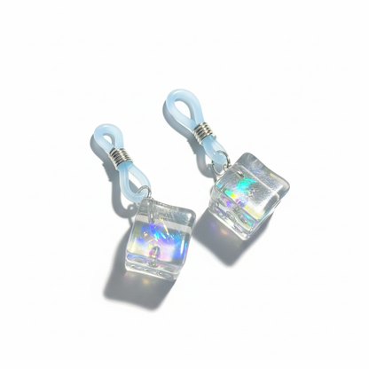 IJsblokje tepelhangers met iriserende holografische hangers