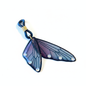 Vlindervleugel tepelhangers blauw - close-up detail van vlindervleugel