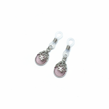 Pink Oval tepelhangers detail - josujo