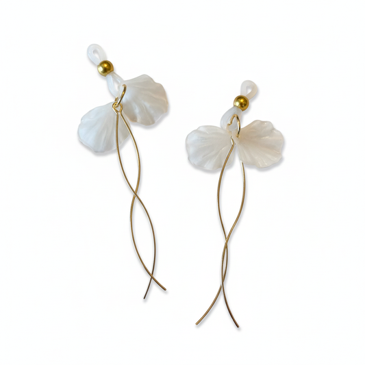Orchidee tepelhangers met witte bloemen