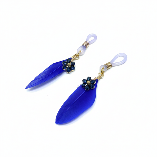 Blue Feather tepelhangers detail - josujo