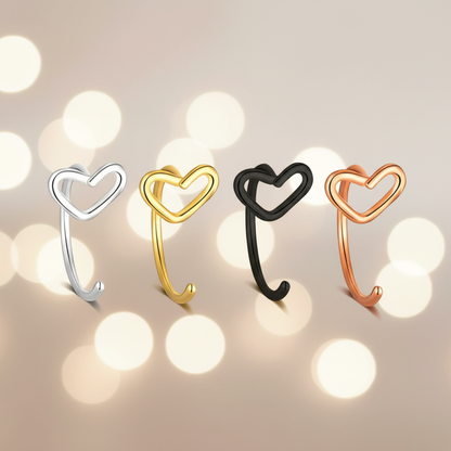 Hart neuspiercing 4 kleuren josujo stijl